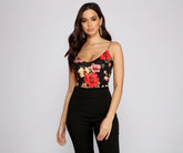 Ärmelloser Body „Trendy Chic Vibes“